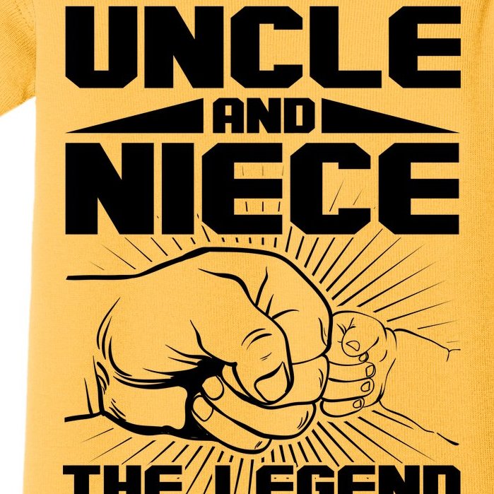 Cool Uncle And Niece The Legend And The Legacy Baby Bodysuit