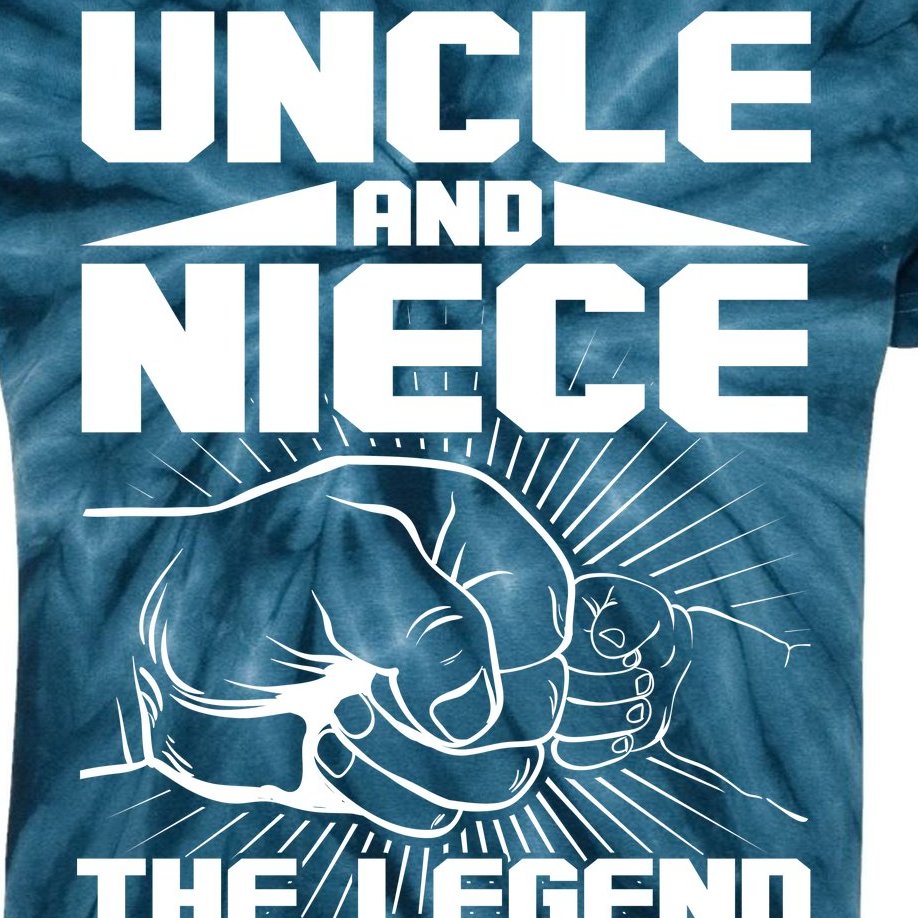 Cool Uncle And Niece The Legend And The Legacy Kids Tie-Dye T-Shirt