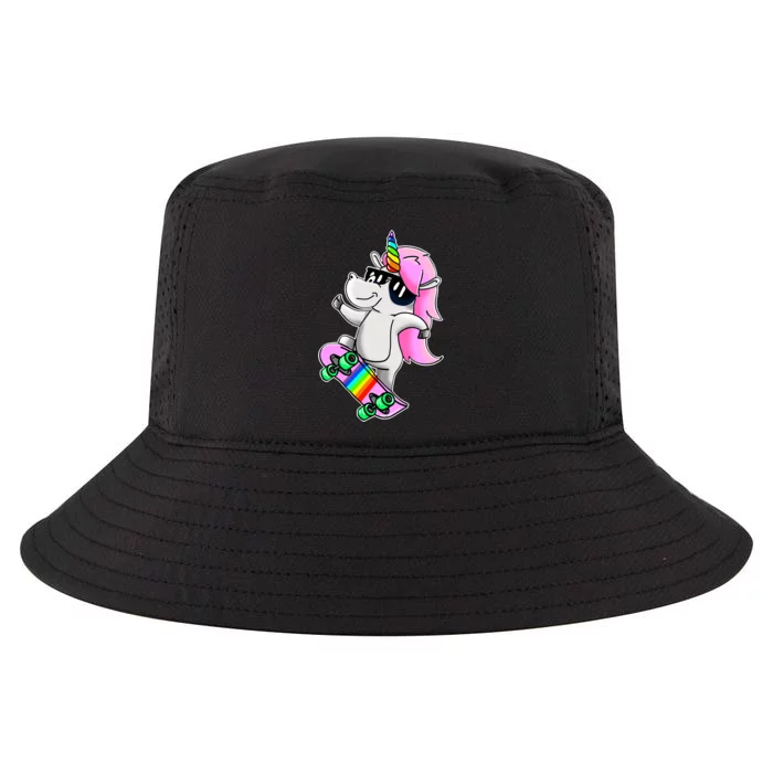 Cool Unicorn Skating Cool Comfort Performance Bucket Hat