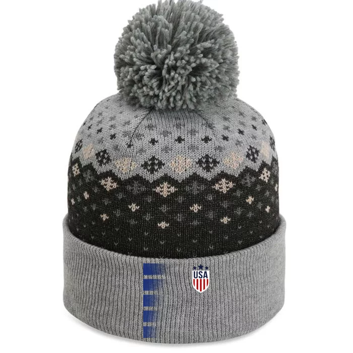 Cool USA Soccer The Baniff Cuffed Pom Beanie