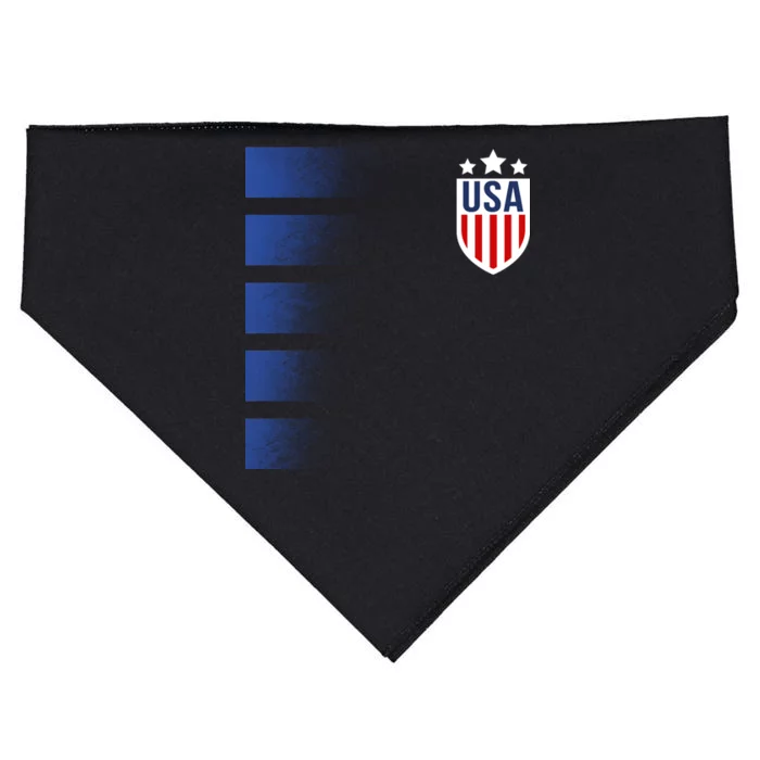 Cool USA Soccer USA-Made Doggie Bandana