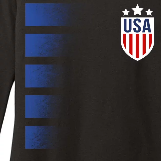 Cool USA Soccer Womens CVC Long Sleeve Shirt