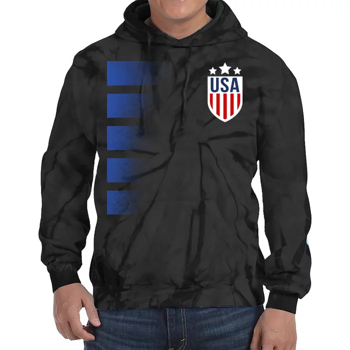 Cool USA Soccer Tie Dye Hoodie