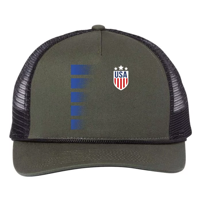 Cool USA Soccer Retro Rope Trucker Hat Cap