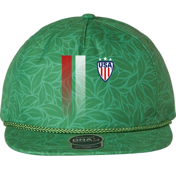 Cool USA Soccer Jersey Stripes Aloha Rope Hat