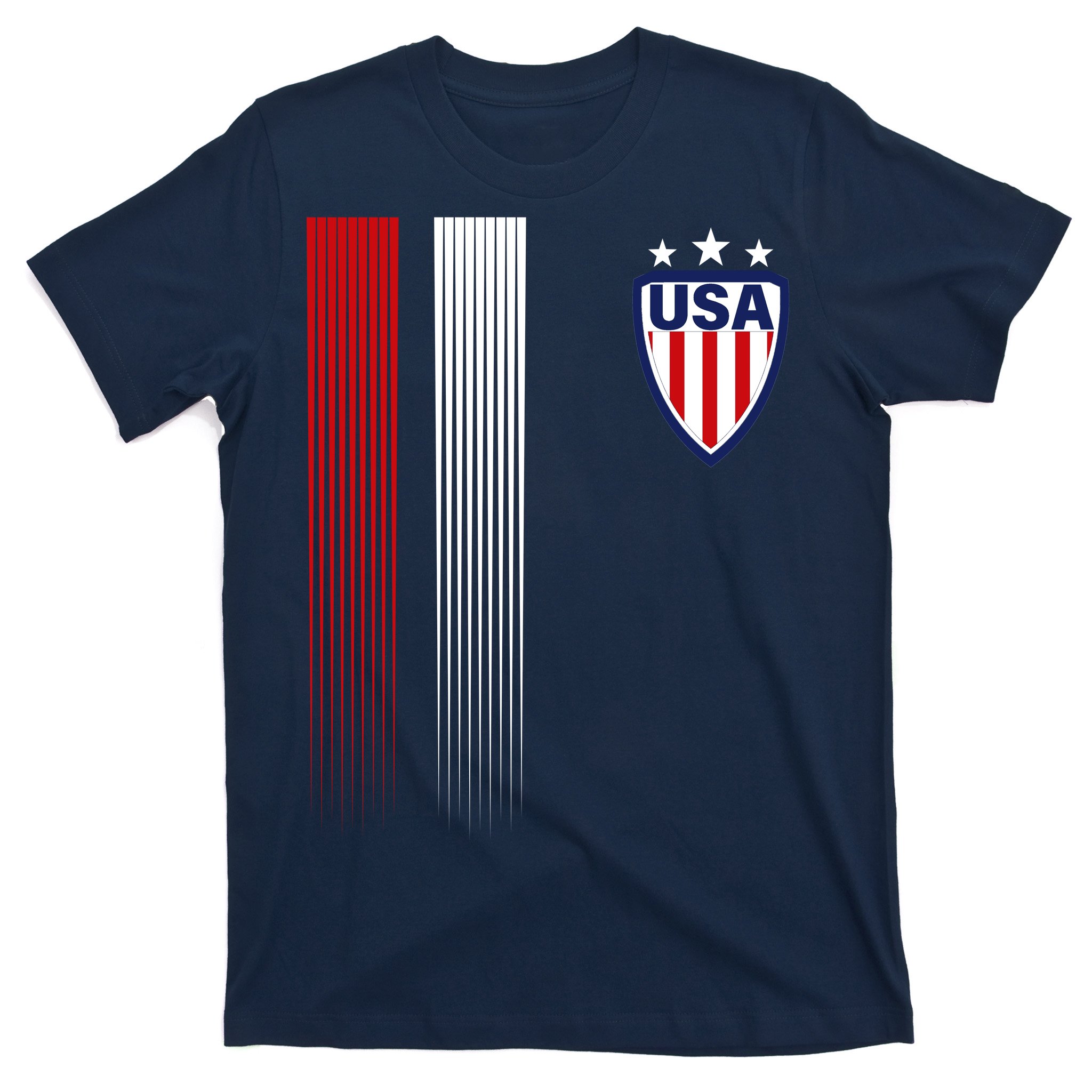 : USA Soccer Jersey Short-Sleeve Stripes : Sports & Outdoors