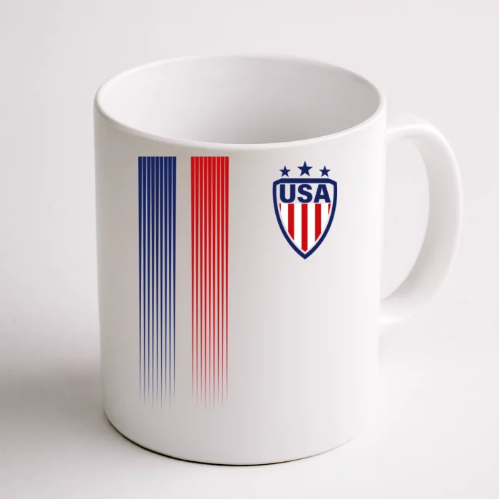 Cool USA Soccer Jersey Stripes Coffee Mug