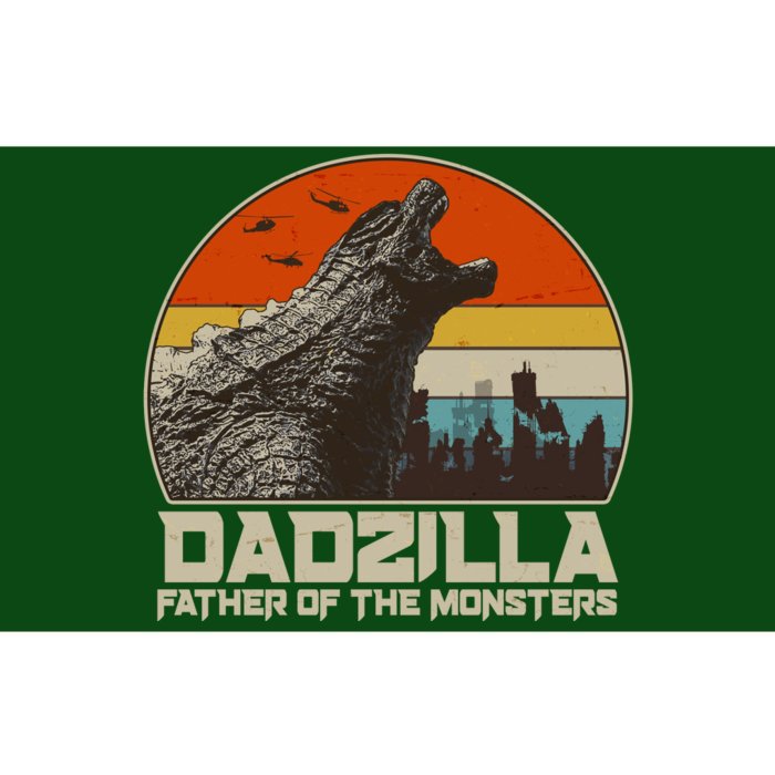 Cool Vintage Dadzilla Father Of Monsters Bumper Sticker