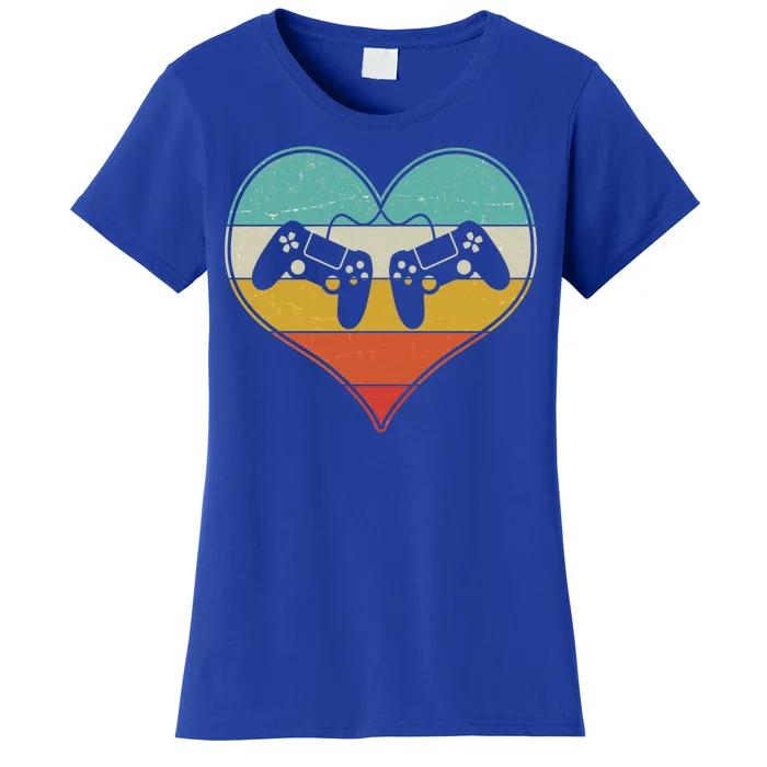 Cool Vintage Valentine Video Gamer Fan Women's T-Shirt