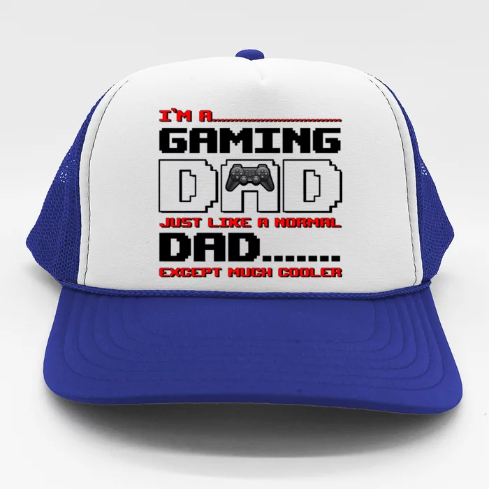 Cooler Gaming Dad Trucker Hat