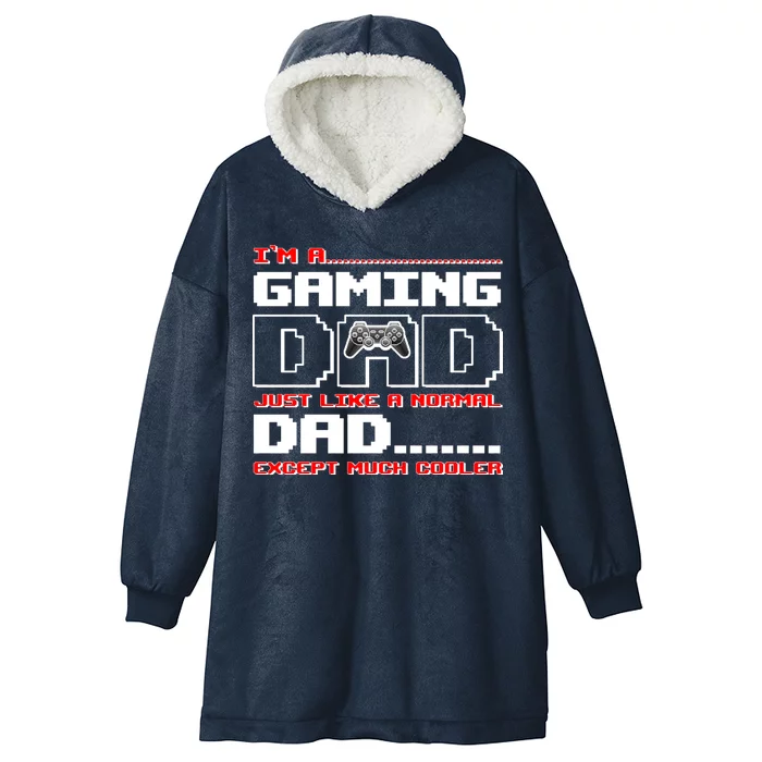 Cooler Gaming Dad Hooded Wearable Blanket