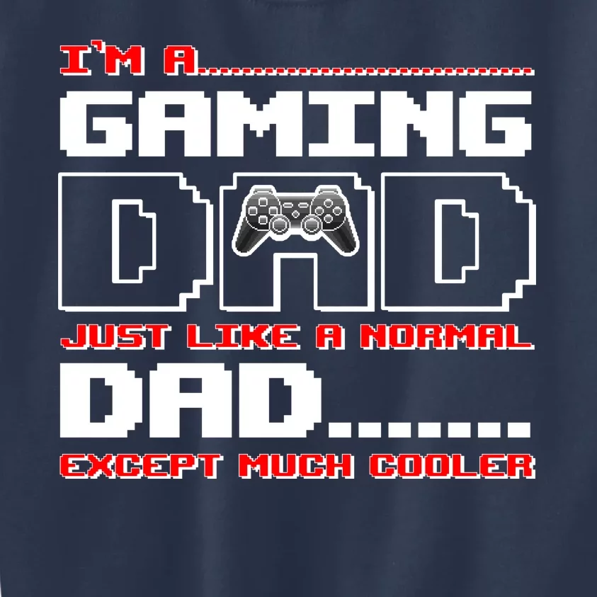 Cooler Gaming Dad Kids Sweatshirt