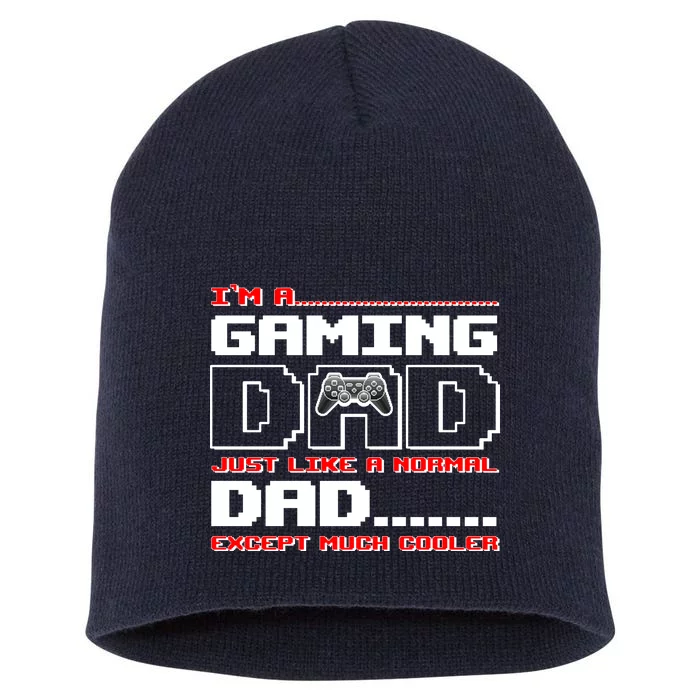 Cooler Gaming Dad Short Acrylic Beanie