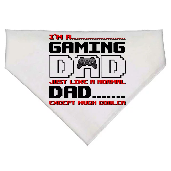 Cooler Gaming Dad USA-Made Doggie Bandana