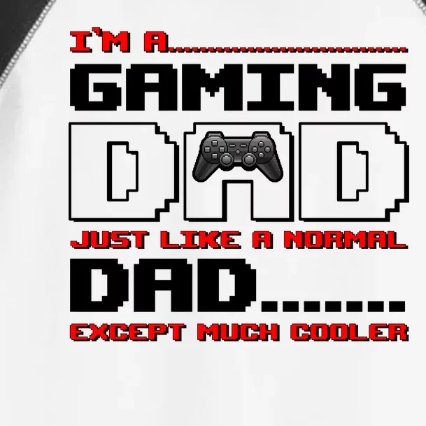 Cooler Gaming Dad Toddler Fine Jersey T-Shirt