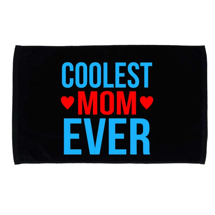 Coolest Mom Ever Hearts Microfiber Hand Towel