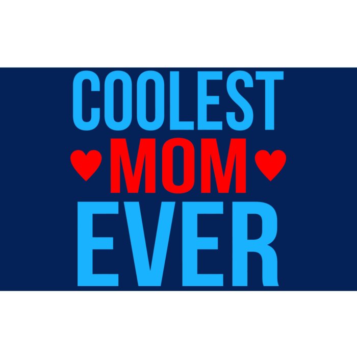 Coolest Mom Ever Hearts Bumper Sticker