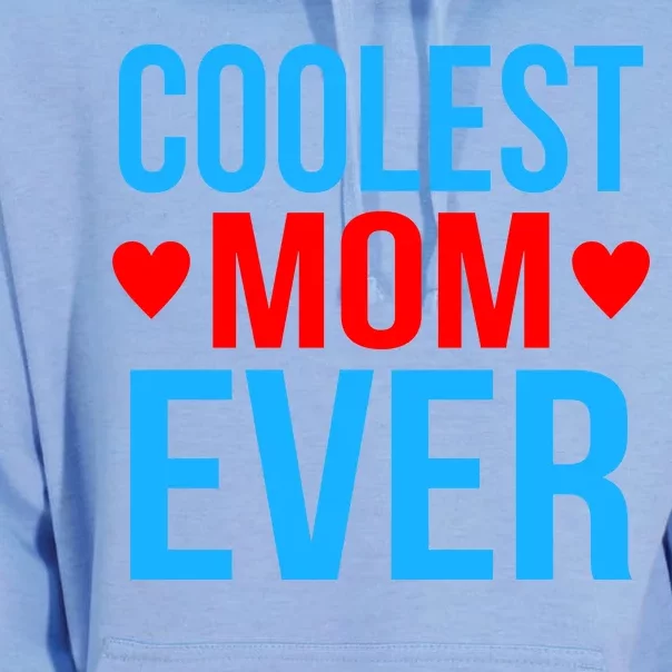 Coolest Mom Ever Hearts Unisex Surf Hoodie