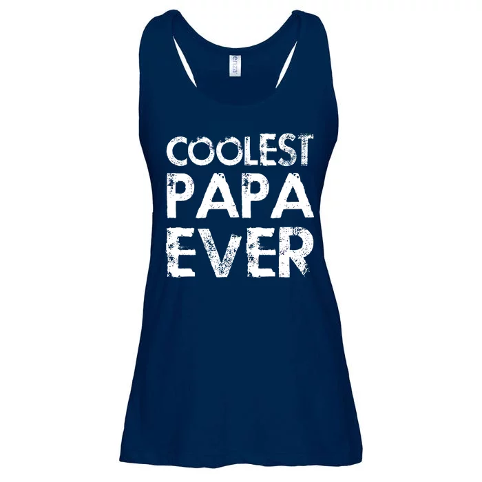 Coolest Papa Ever Ladies Essential Flowy Tank