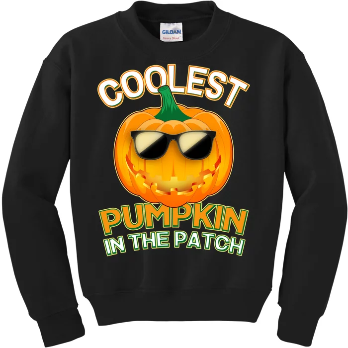 Coolest Pumpkin In The Patch Kids Sweatshirt