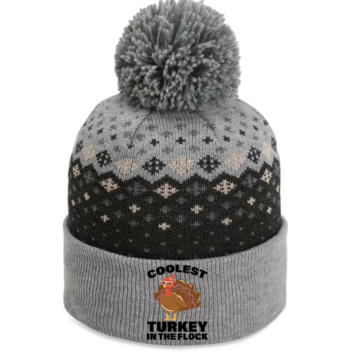 Coolest Turkey In The Flock The Baniff Cuffed Pom Beanie