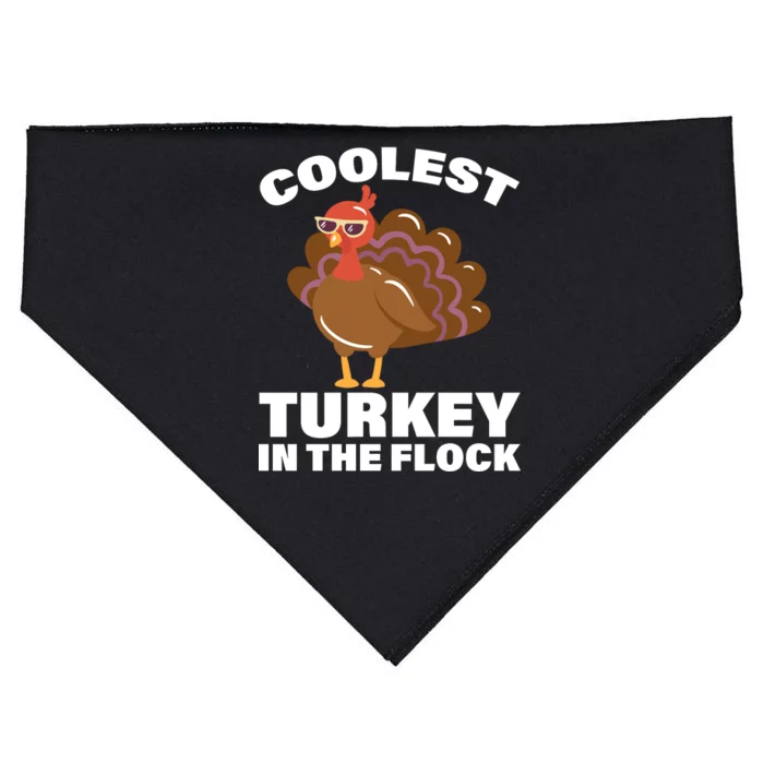 Coolest Turkey In The Flock USA-Made Doggie Bandana