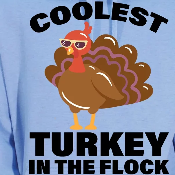 Coolest Turkey In The Flock Unisex Surf Hoodie