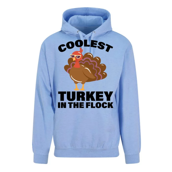 Coolest Turkey In The Flock Unisex Surf Hoodie