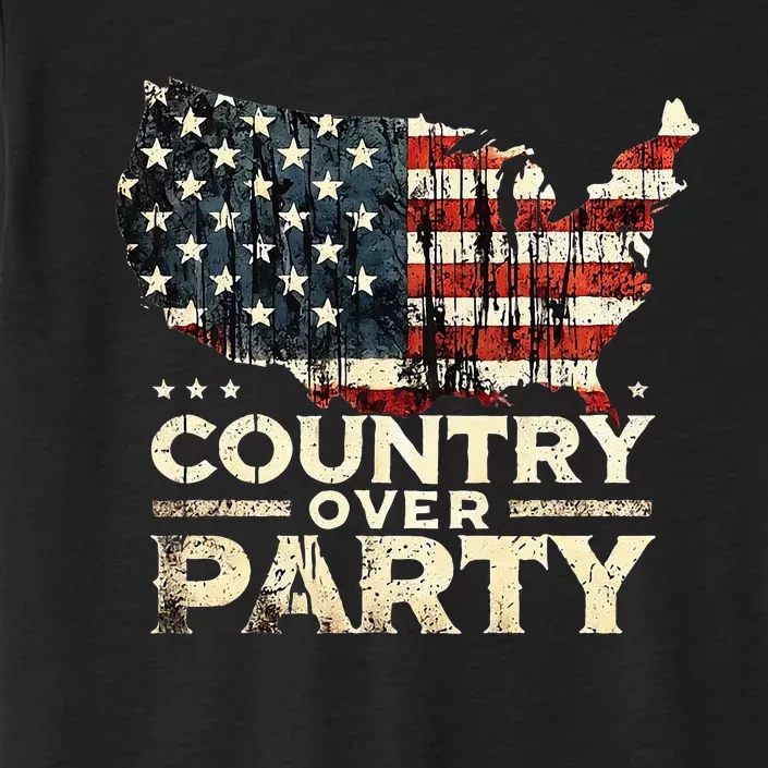 Country Over Party Democracy Matters ChromaSoft Performance T-Shirt