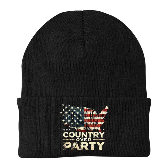 Country Over Party Democracy Matters Knit Cap Winter Beanie