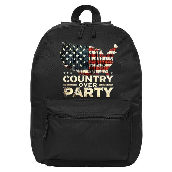 Country Over Party Democracy Matters 16 in Basic Backpack