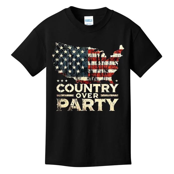 Country Over Party Democracy Matters Kids T-Shirt