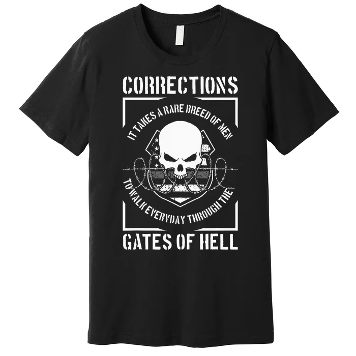 Correctional Officer Proud Corrections Officer Premium T-Shirt