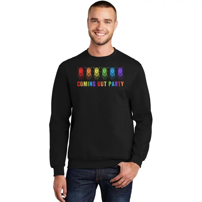 Coming Out Party Cicadas Bug Enthusiast Cicada Emergence Cicada Summer 2024 Sweatshirt