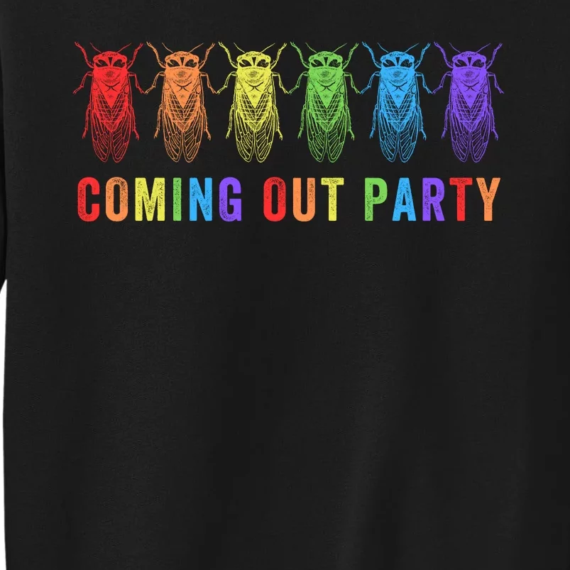 Coming Out Party Cicadas Bug Enthusiast Cicada Emergence Cicada Summer 2024 Sweatshirt