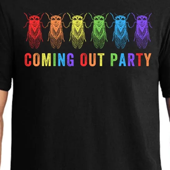 Coming Out Party Cicadas Bug Enthusiast Cicada Emergence Cicada Summer 2024 Pajama Set