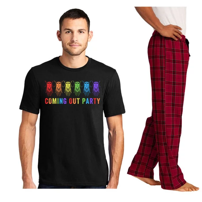 Coming Out Party Cicadas Bug Enthusiast Cicada Emergence Cicada Summer 2024 Pajama Set