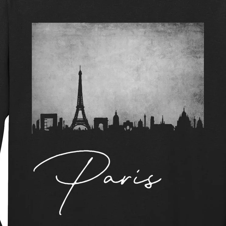 City Of Paris France Tall Long Sleeve T-Shirt