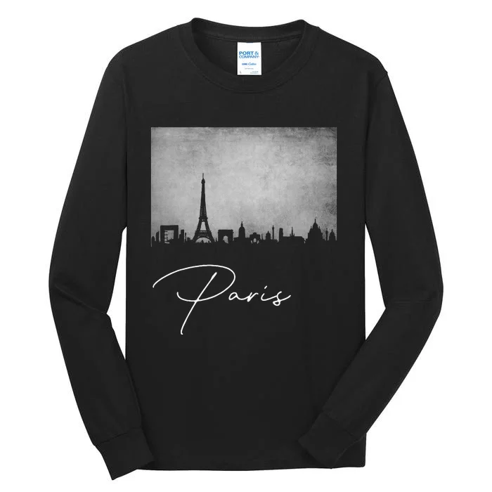 City Of Paris France Tall Long Sleeve T-Shirt