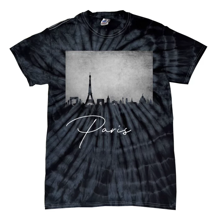 City Of Paris France Tie-Dye T-Shirt