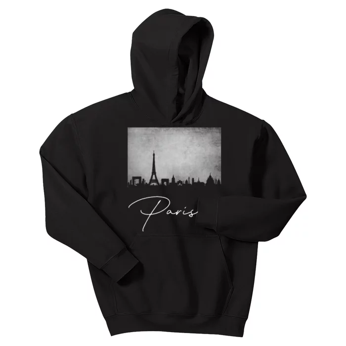 City Of Paris France Kids Hoodie