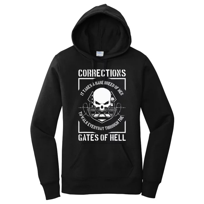 Correctional Officer Proud Corrections Officer Women's Pullover Hoodie