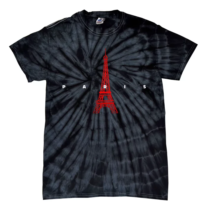 City Of Paris France Tie-Dye T-Shirt