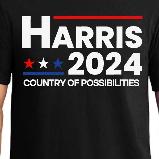 Country Of Possibilities Kamalaharris 2024 President Vote Pajama Set