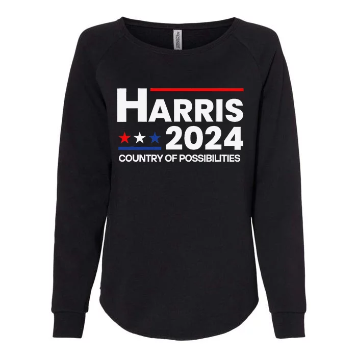 Country Of Possibilities Kamalaharris 2024 President Vote Womens California Wash Sweatshirt