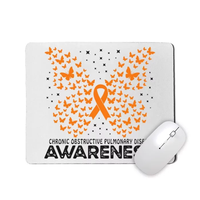 Chronic Obstructive Pulmonary Disease Butterfly Awareness Mousepad