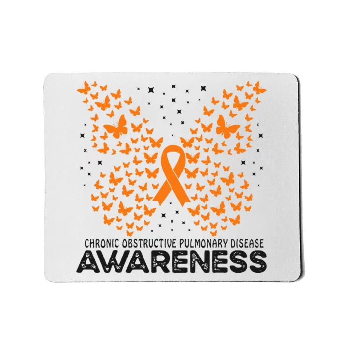 Chronic Obstructive Pulmonary Disease Butterfly Awareness Mousepad