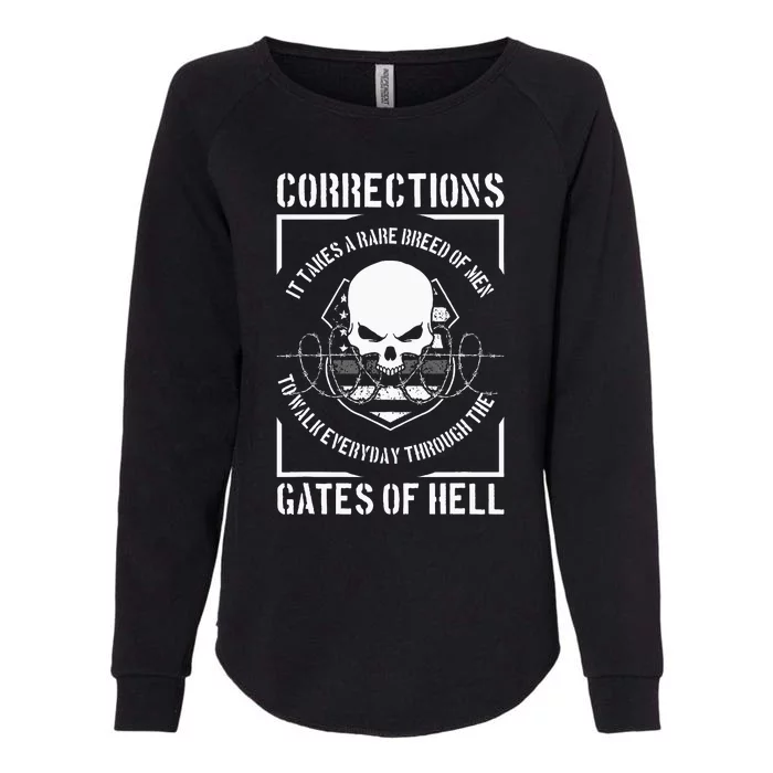 Correctional Officer Proud Corrections Officer Womens California Wash Sweatshirt