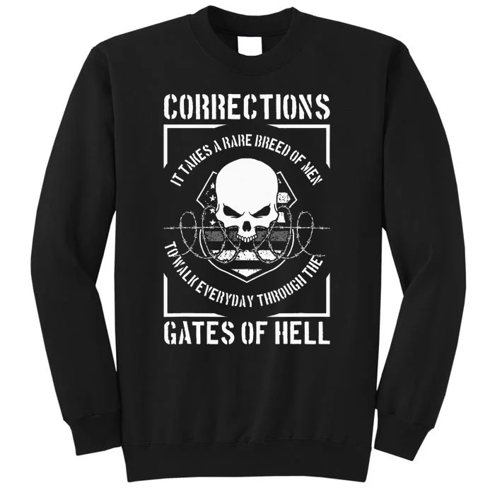 Correctional Officer Proud Corrections Officer Tall Sweatshirt