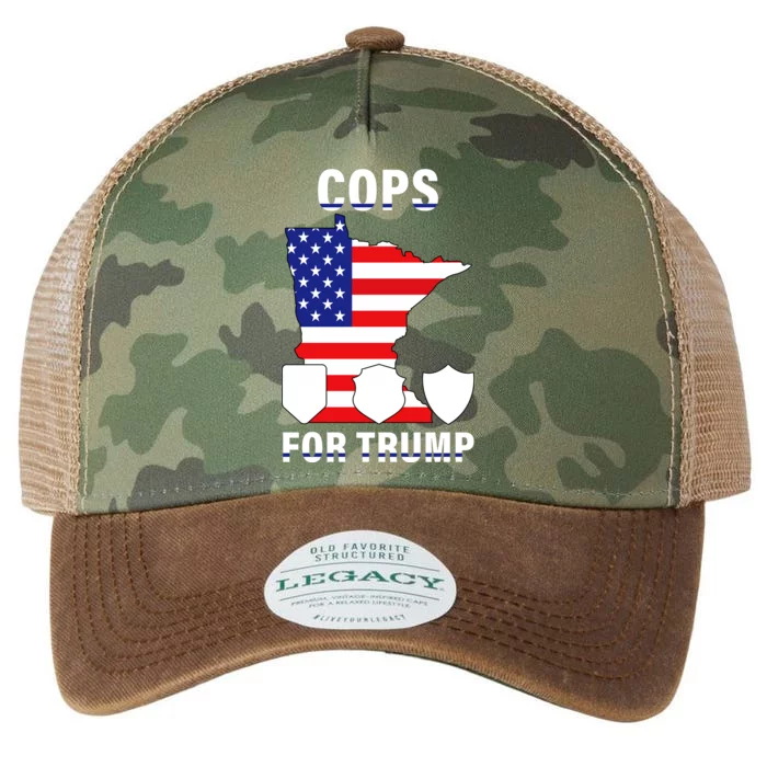 Cops For Trump Legacy Tie Dye Trucker Hat